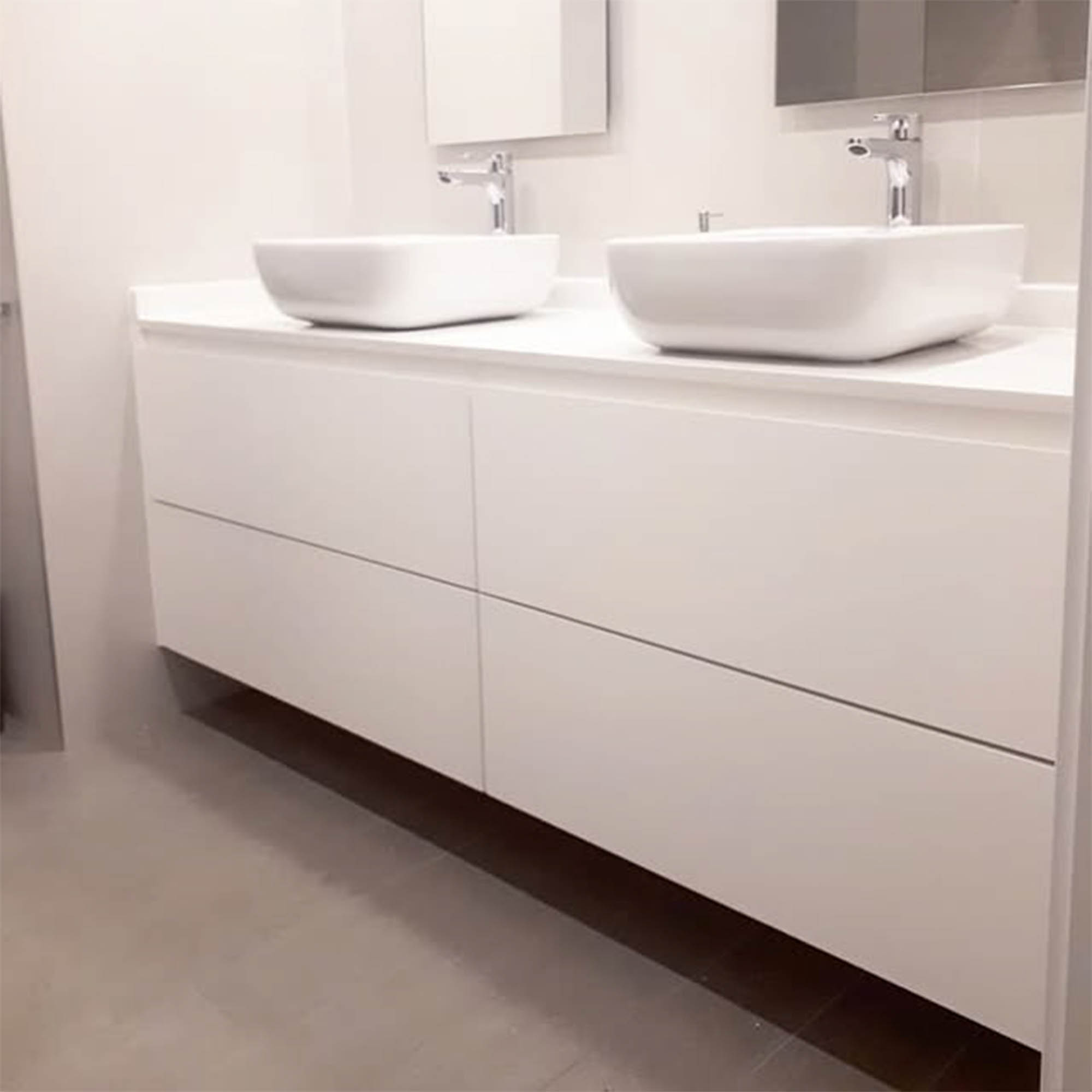 muebles de baño lacados carpintero las rozas