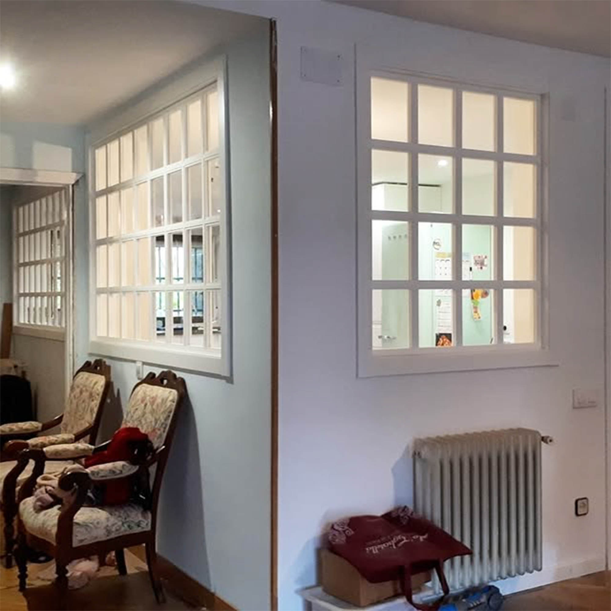 vidriera de madera a medida carpinteria profesional en las rozas de madrid Careba ebanisteria